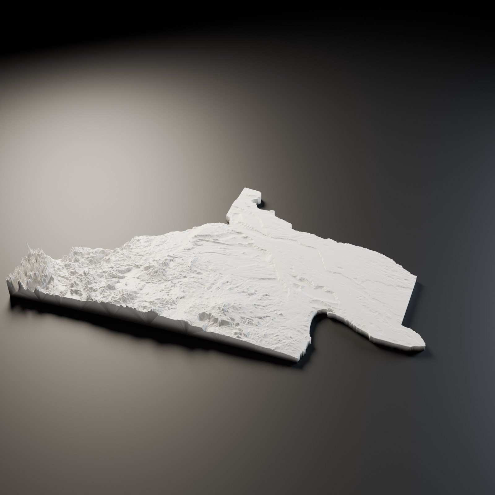 Río Negro en relieve 3D · 22 cm. Relieves. Zen vibe