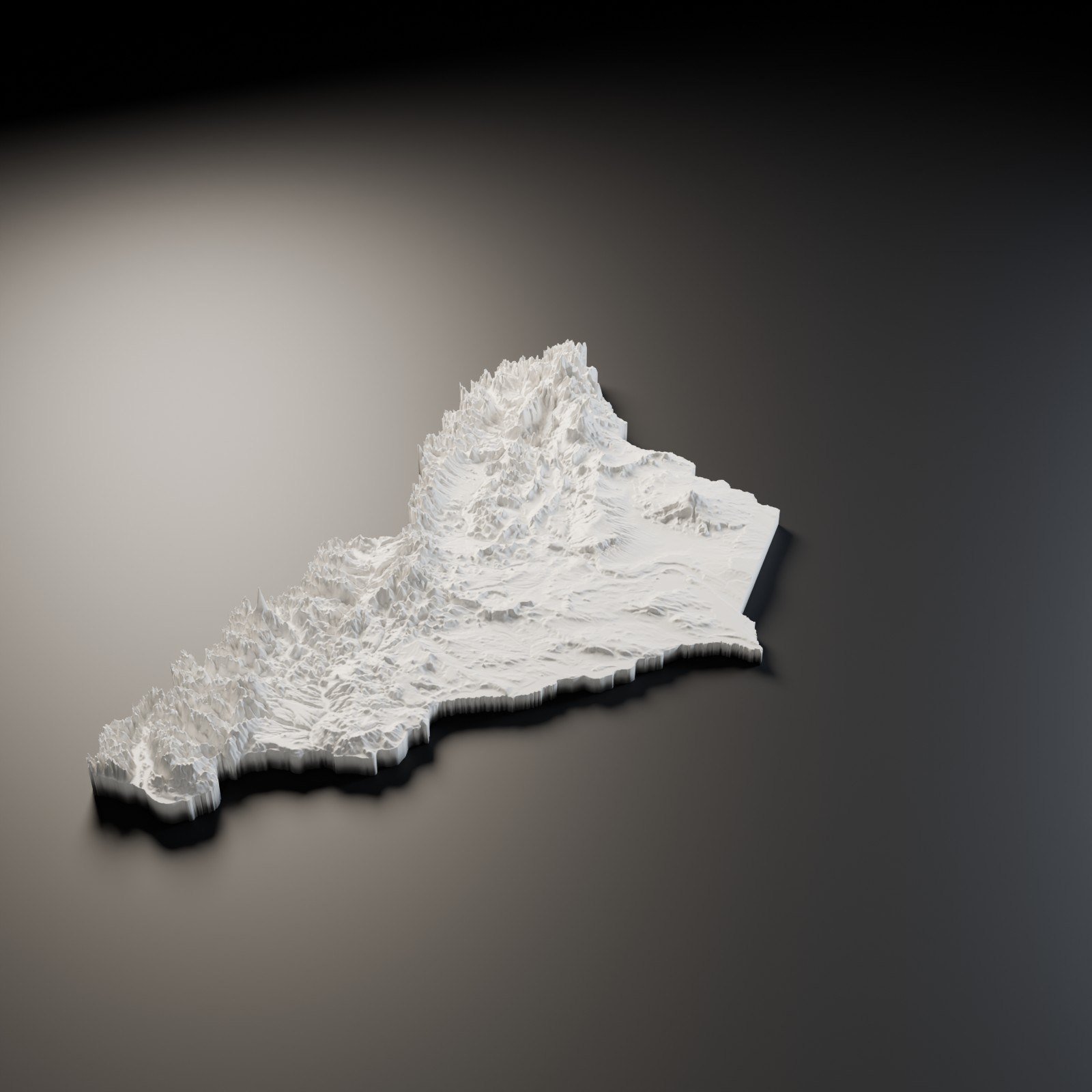 Neuquén en relieve 3D · 22 cm. Relieves. Zen vibe