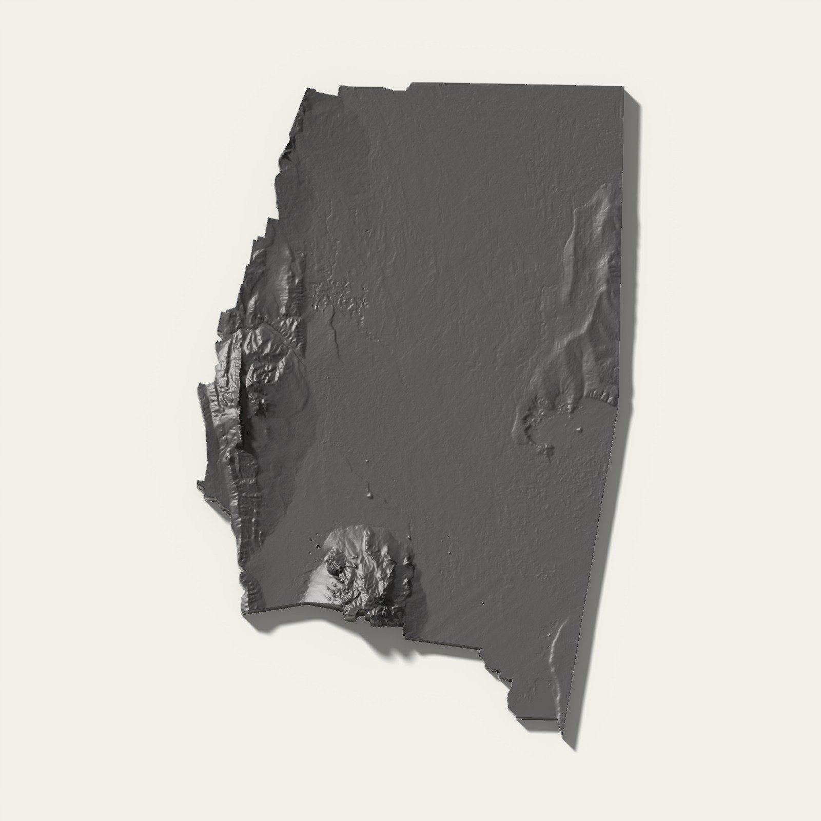 Santiago del Estero en relieve 3D · 22 cm, foto 4. Relieves. Zen vibe
