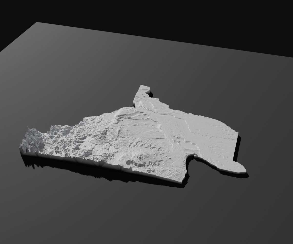 Río Negro en relieve 3D · 22 cm, foto 3. Relieves. Zen vibe