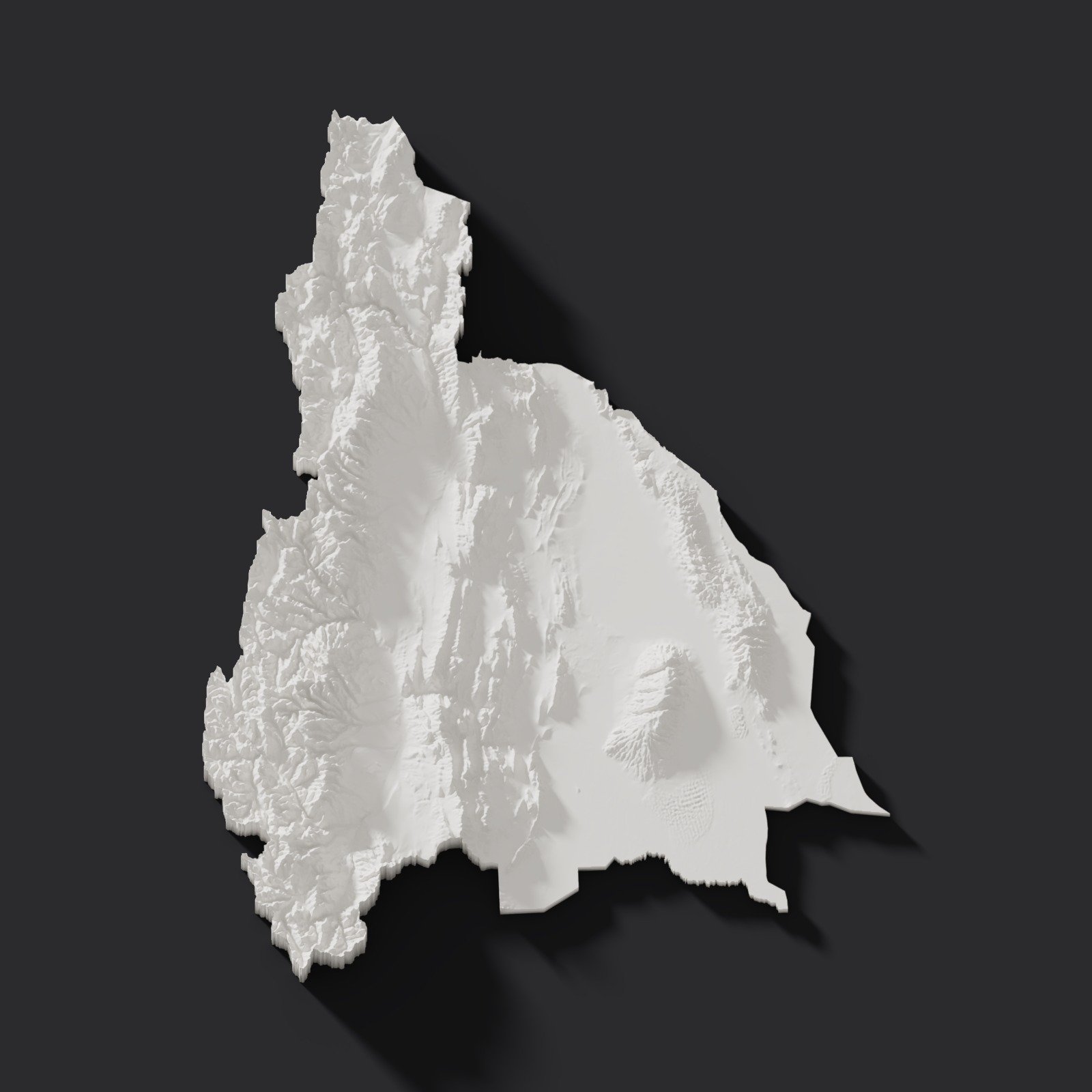 San Juan en relieve 3D