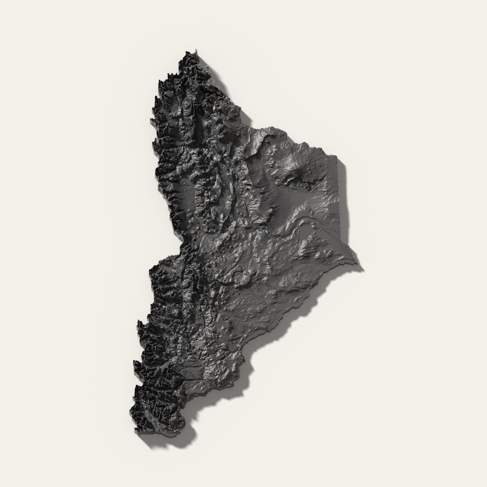 Neuquén en relieve 3D · 22 cm, foto 4. Relieves. Zen vibe