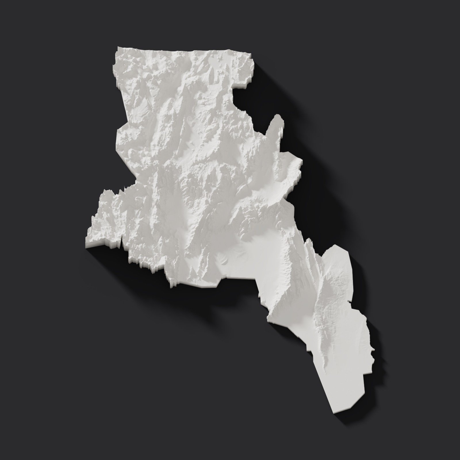 Catamarca en relieve 3D · 22 cm. Relieves. Zen vibe