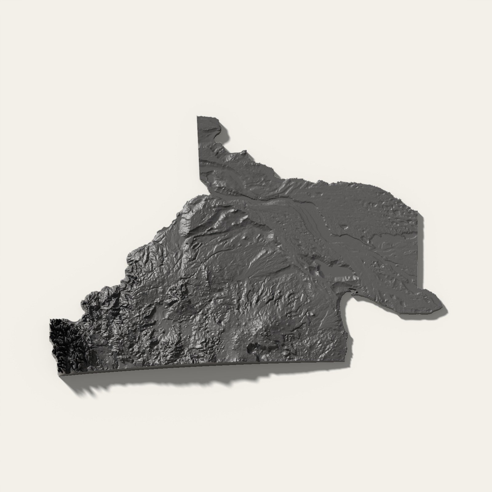Río Negro en relieve 3D · 22 cm, foto 4. Relieves. Zen vibe