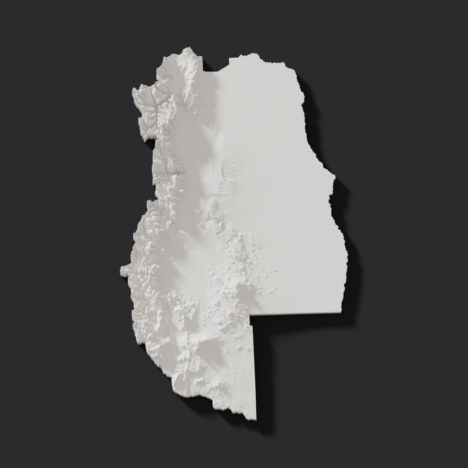 Mendoza en relieve 3D