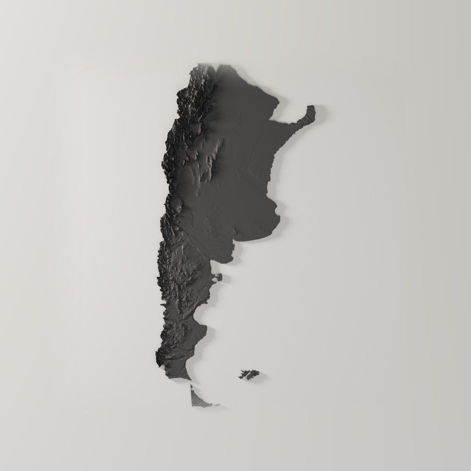 Argentina en relieve · 24 a 100 cm, foto 8. Mapas. Zen vibe