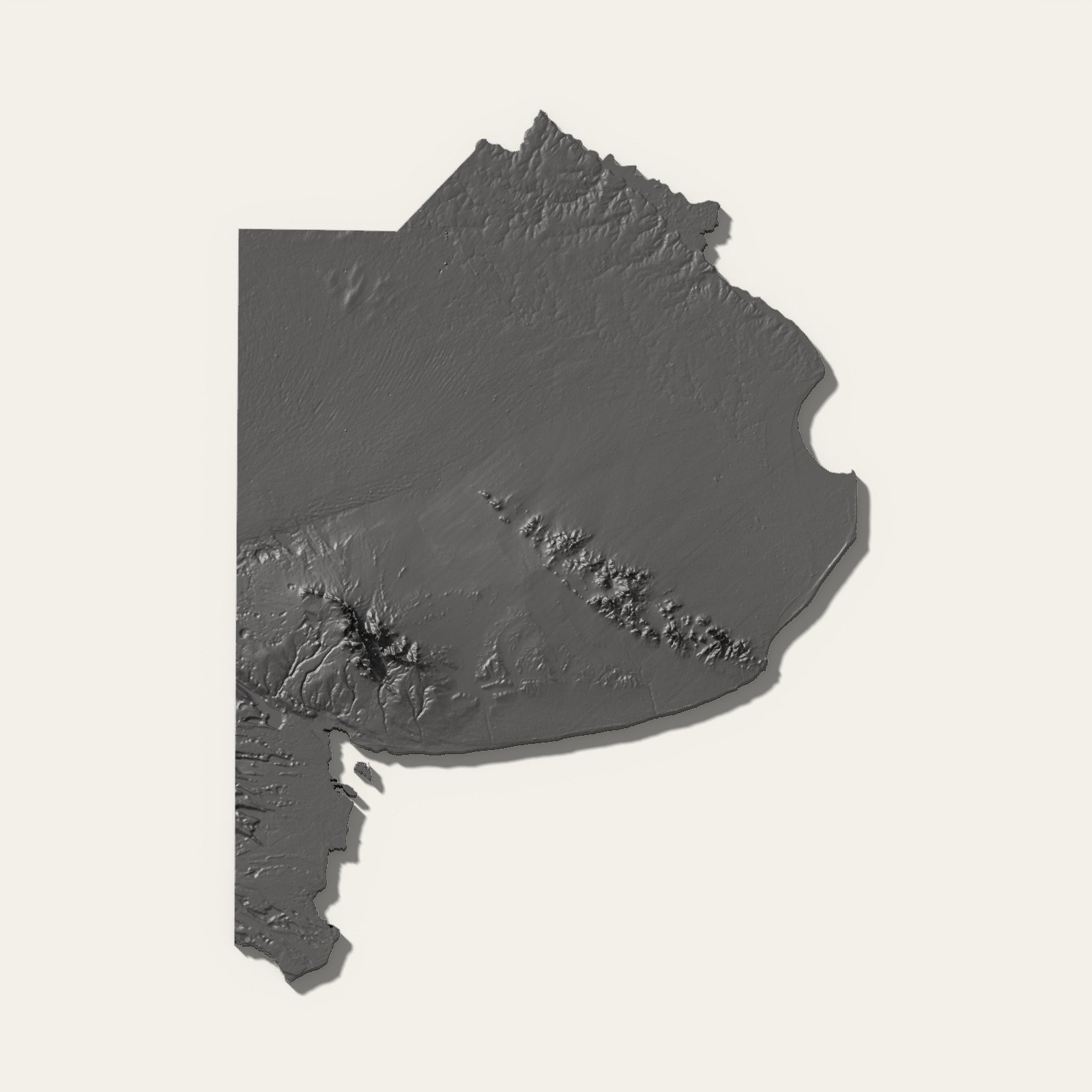 Buenos Aires en relieve 3D · 22 cm, foto 4. Relieves. Zen vibe