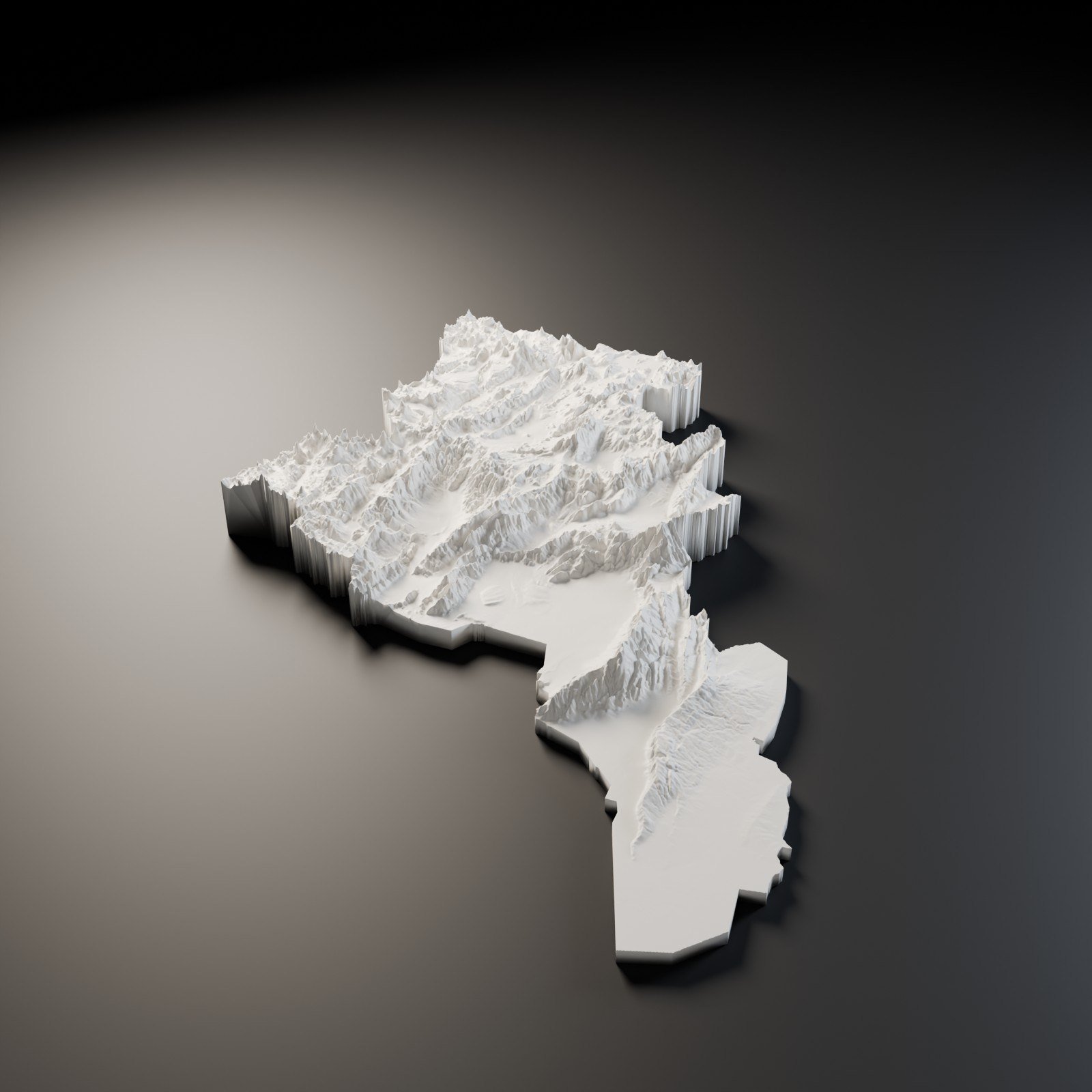 Catamarca en relieve 3D · 22 cm. Relieves. Zen vibe