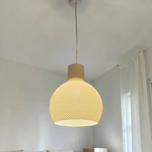 Lámpara Colgante Nórdica LED Cálida | Techo Impresa 3D