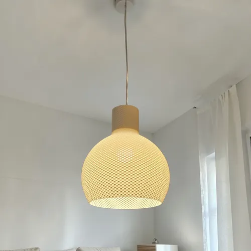 Lámpara Colgante Nórdica LED Cálida | Techo Impresa 3D